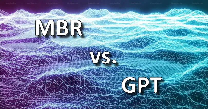 MBR vs. GPT MBR vs. GPT
